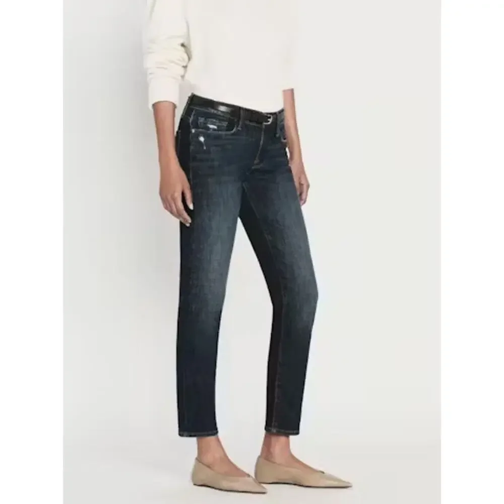 FRAME Womens size 33 Le Garçon Crop Covant Denim Jeans LGJC6540 - Picture 2 of 13